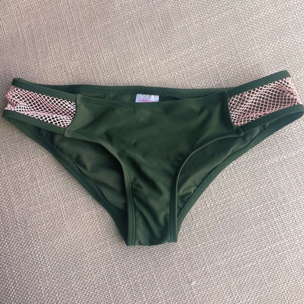 Green and Pink Bikini Bottom